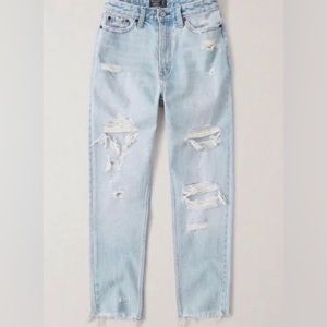 Abercrombie & Fitch Annie High Rise Girlfriend Jeans